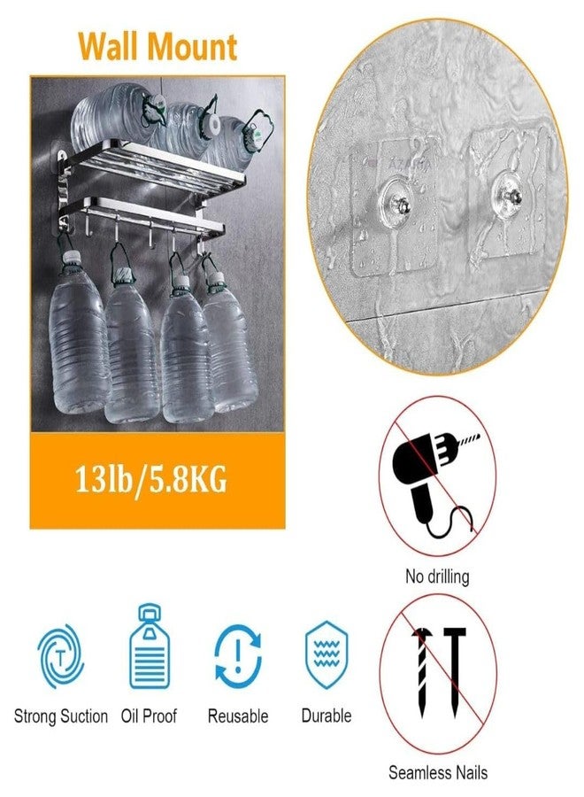 AZARIA Adhesive 20 Pack Heavy Duty Wall Hooks, Hooks for Wall Heavy Items, Wall Hooks for Hanging Strong 5kg, Wall Hanger Hook, Self Adhesive Wall Hooks, Without Drilling Nail Hook - Image 2